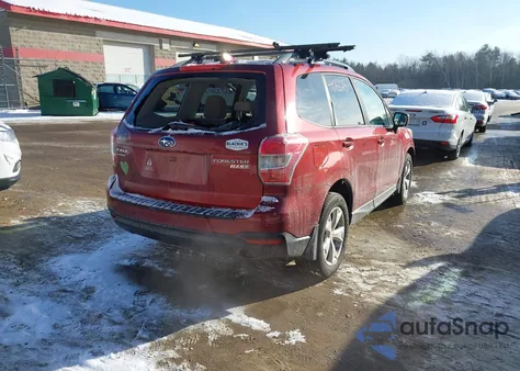 2016 Subaru Forester 2.5I Premium из США, поврежденный, VIN JF2SJADC1GH565628